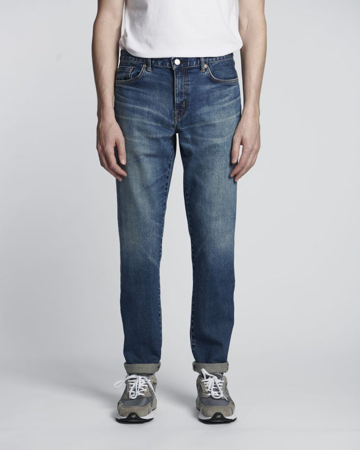 Edwin Regular Tapered Jeans L32 Blue Mid Used