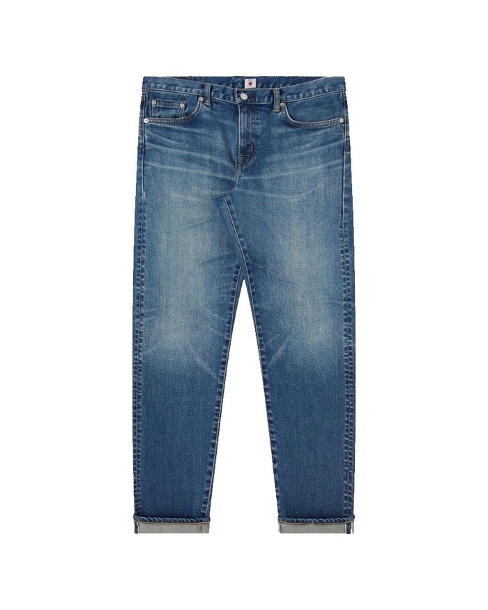 Edwin Regular Tapered Jeans L32 Blue Mid Used