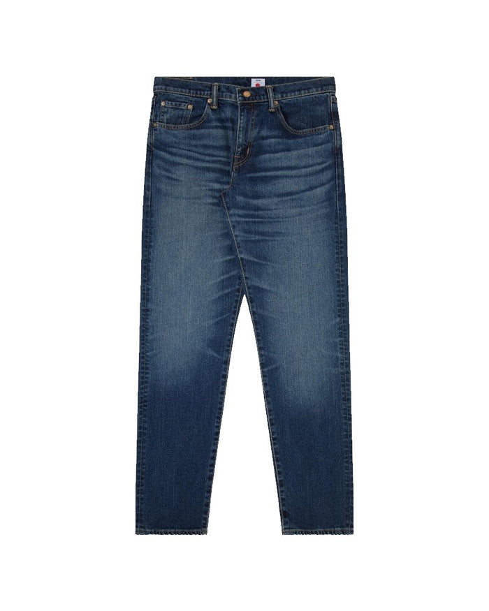 Edwin Regular Tapered Jeans L32 Blue Dark Used