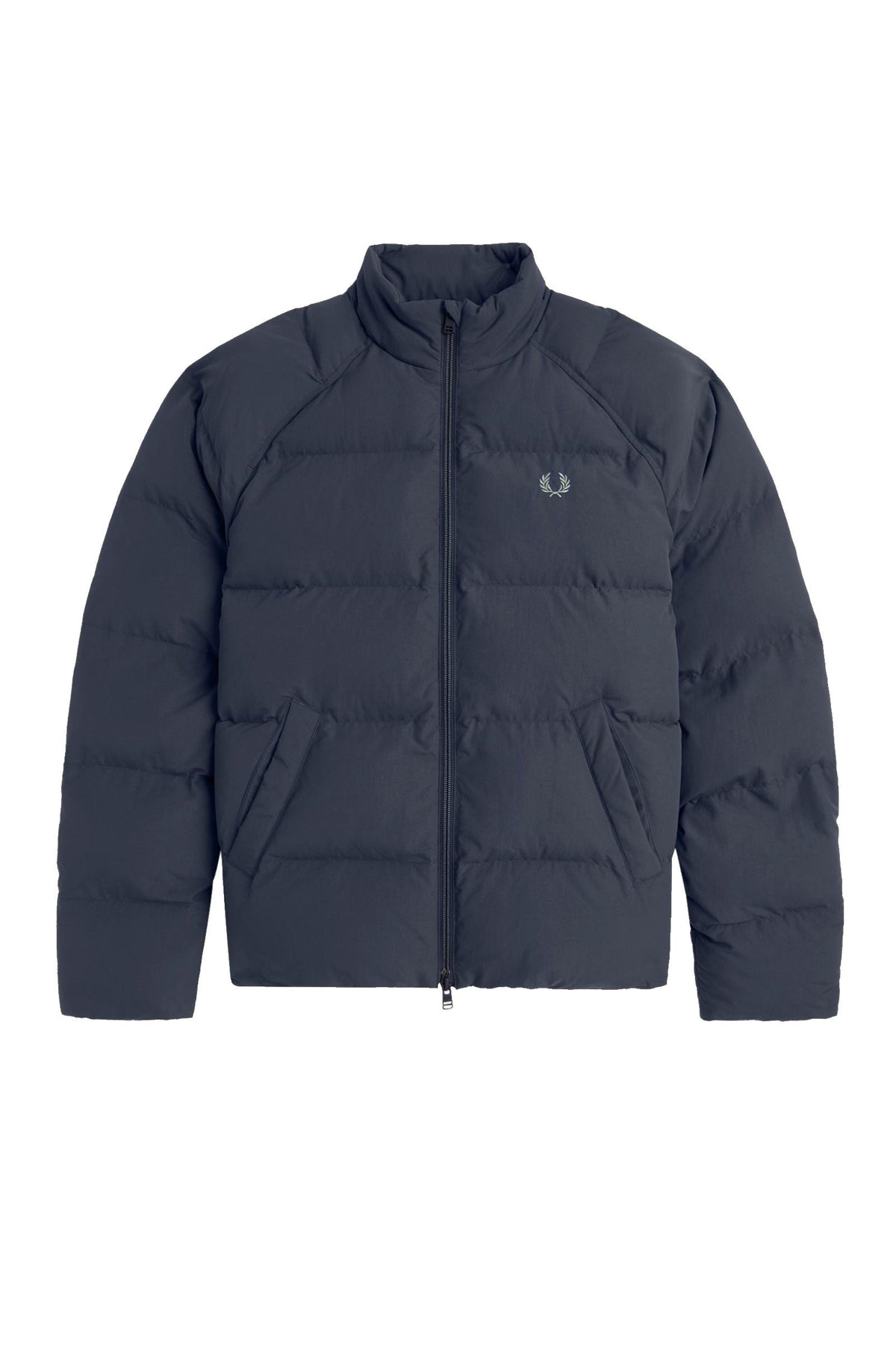 Fred Perry Raglan Sleeve Padded Jacket Dark Airforce
