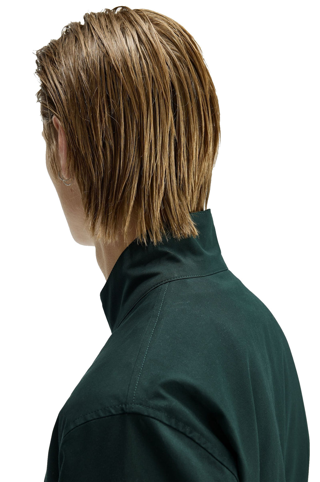 Fred Perry Twill Harrington Jacket Grassroots Green