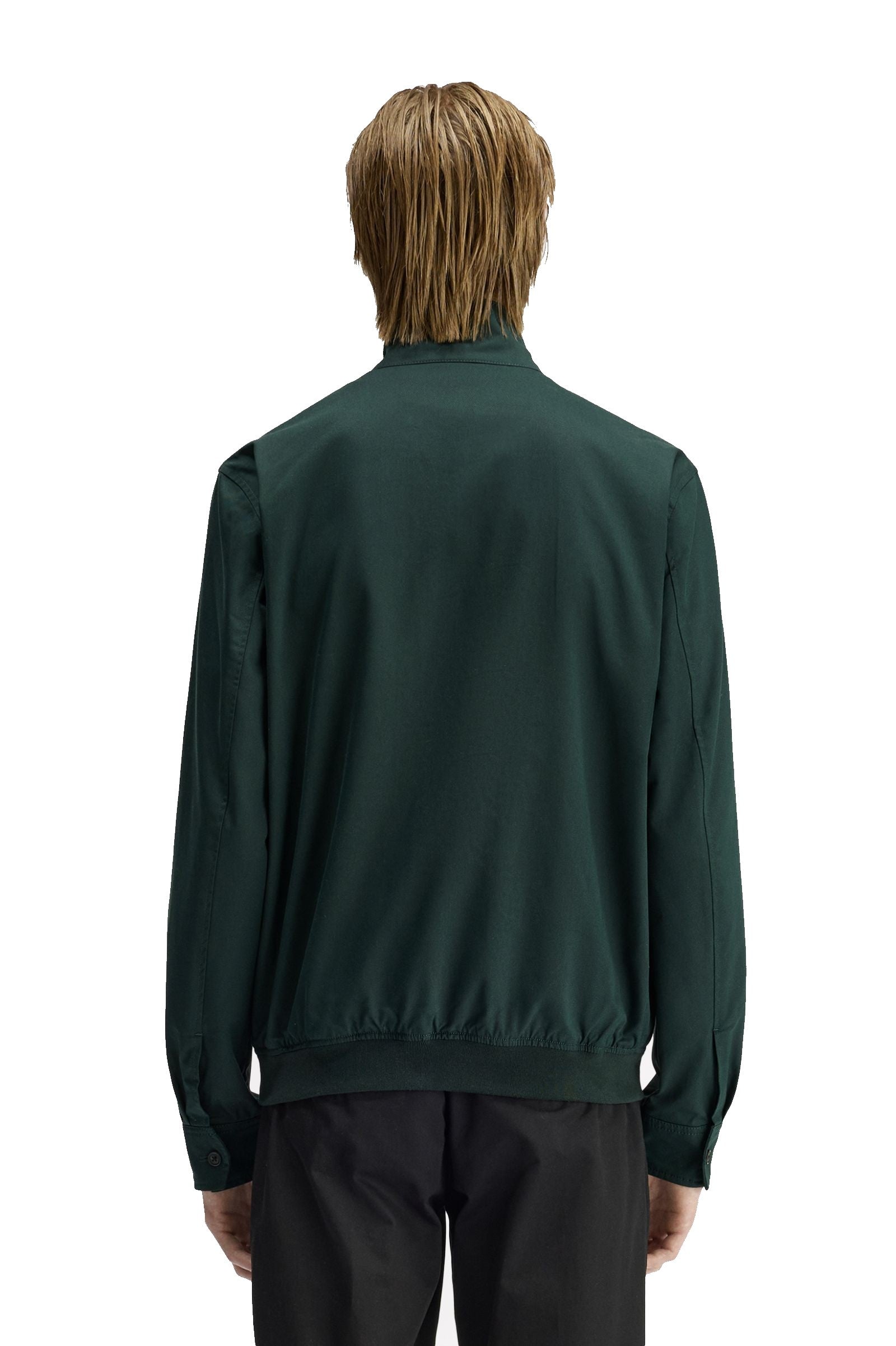 Fred Perry Twill Harrington Jacket Grassroots Green
