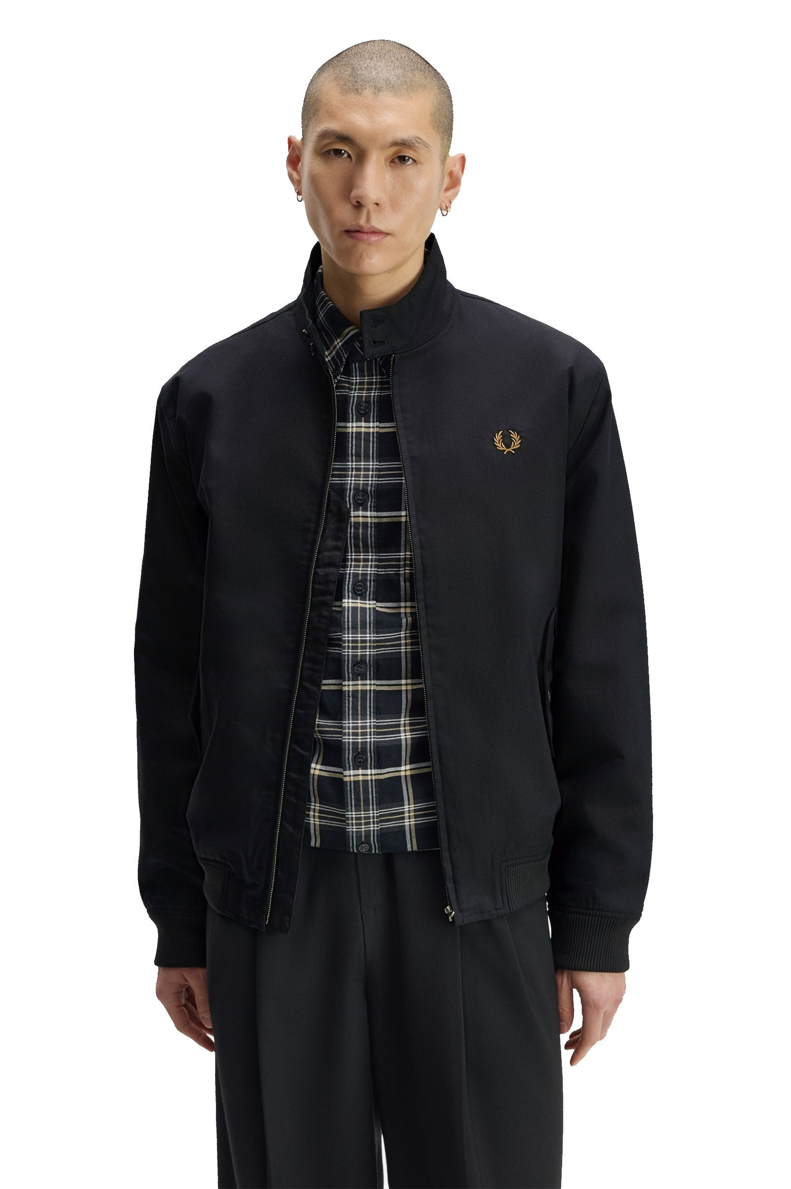Fred Perry Classic Harrington Jacket J3331 Black