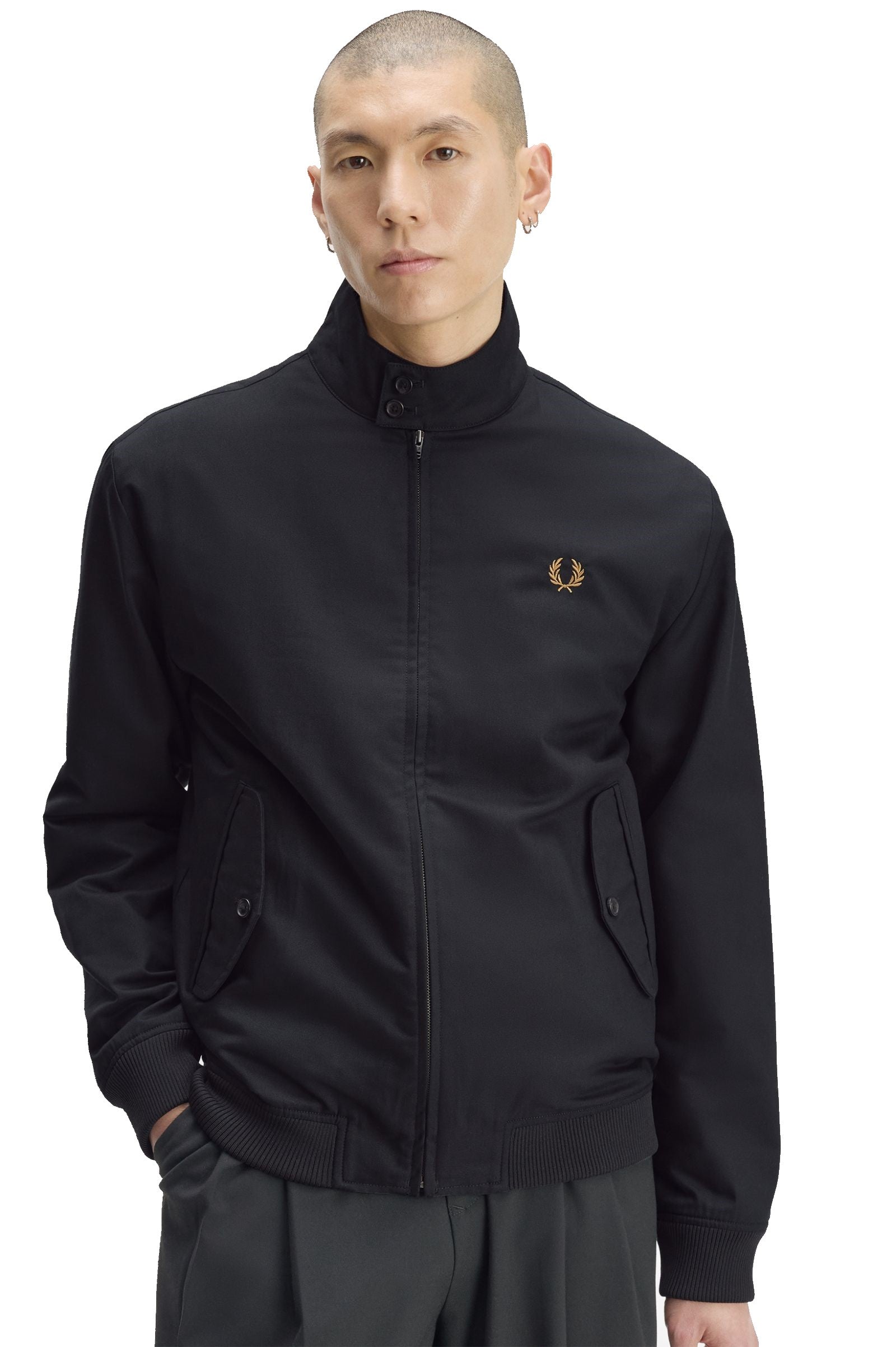Fred Perry Classic Harrington Jacket J3331 Black