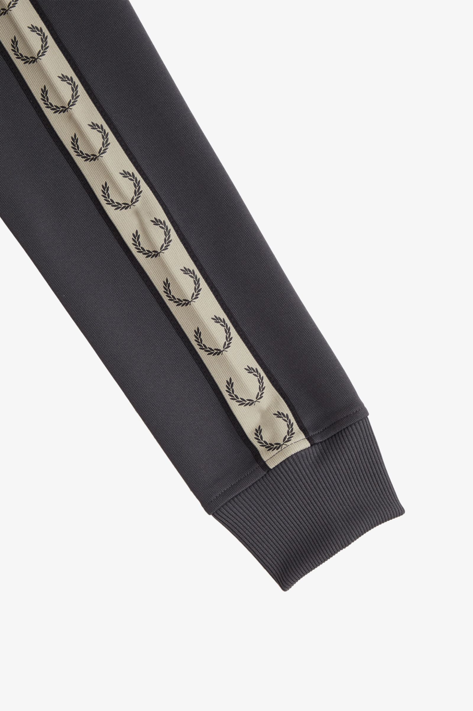 Fred Perry Contrast Tape Track Anchor Grey / Black