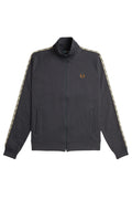 Fred Perry Contrast Tape Track Anchor Grey / Black
