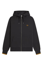 Fred Perry Sudadera Capucha Cremallera Gris J7536