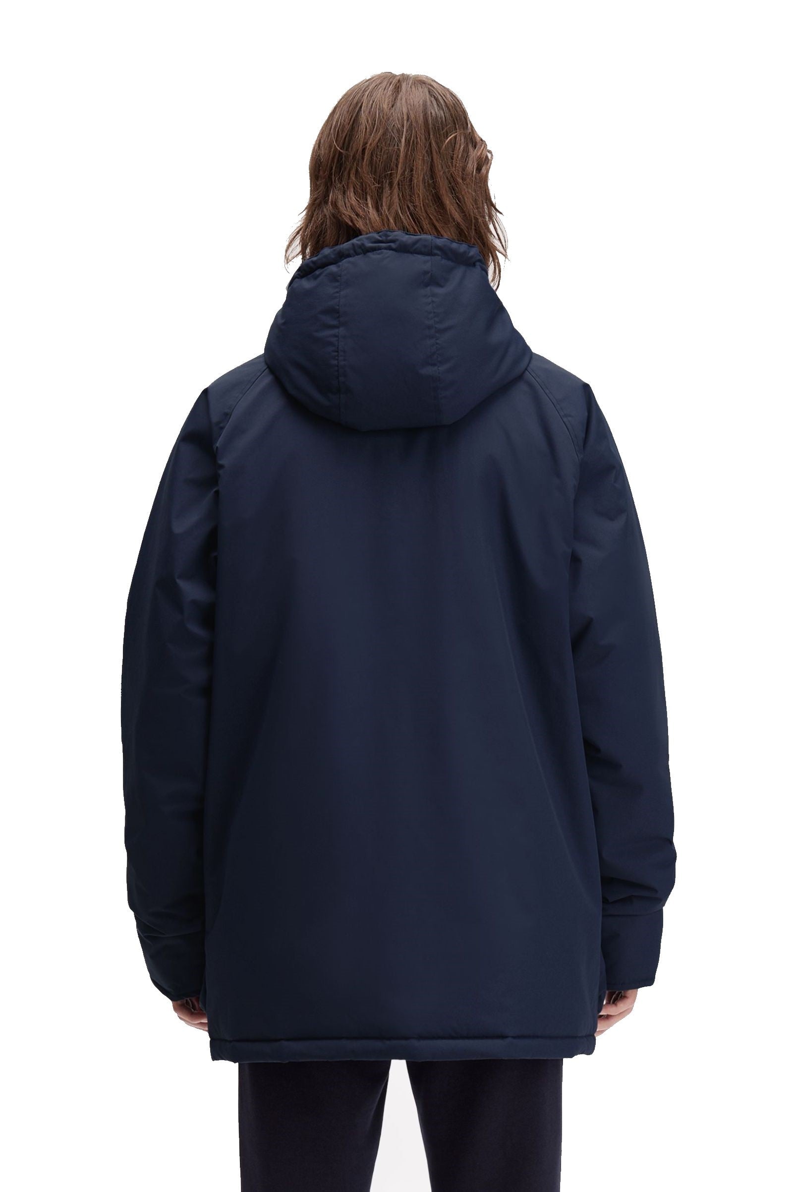Fred Perry Padded Zip Through Jacket Dark Airforce
