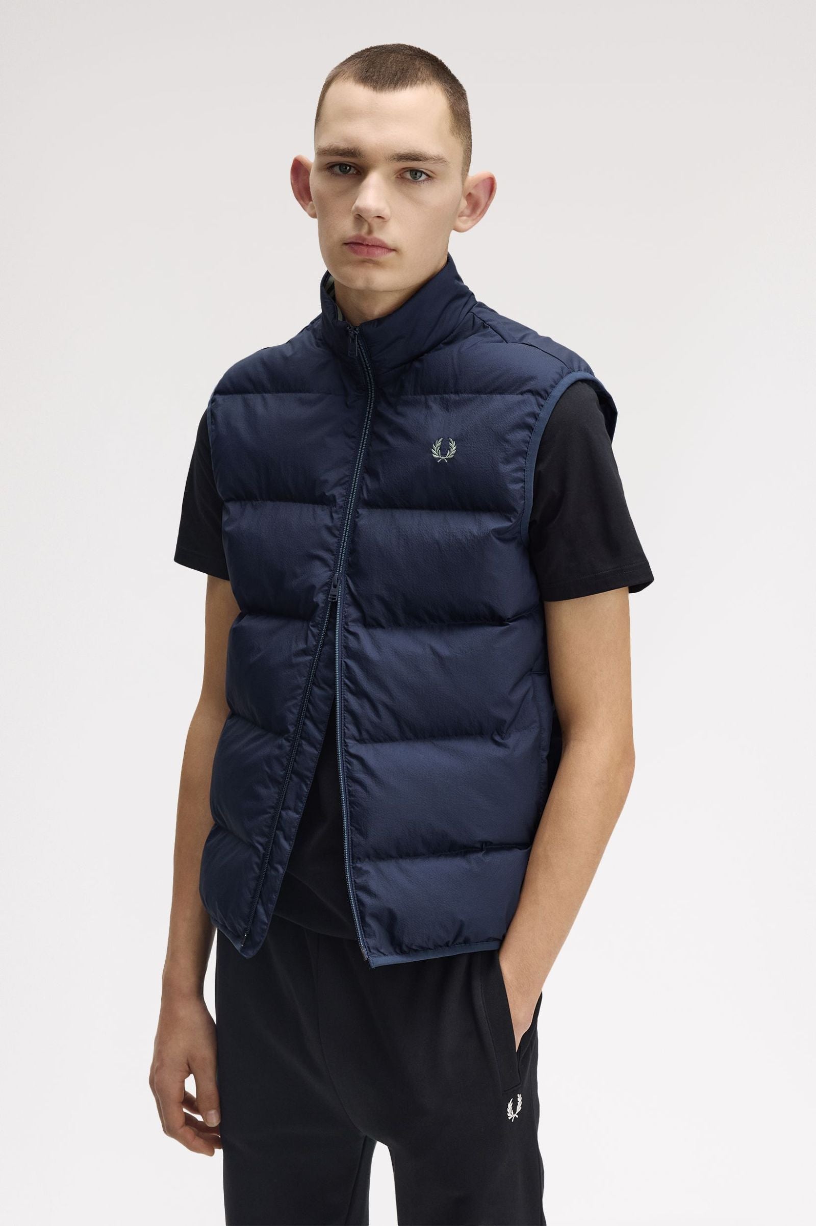 Fred Perry Insulated Gilet Dark Airforce