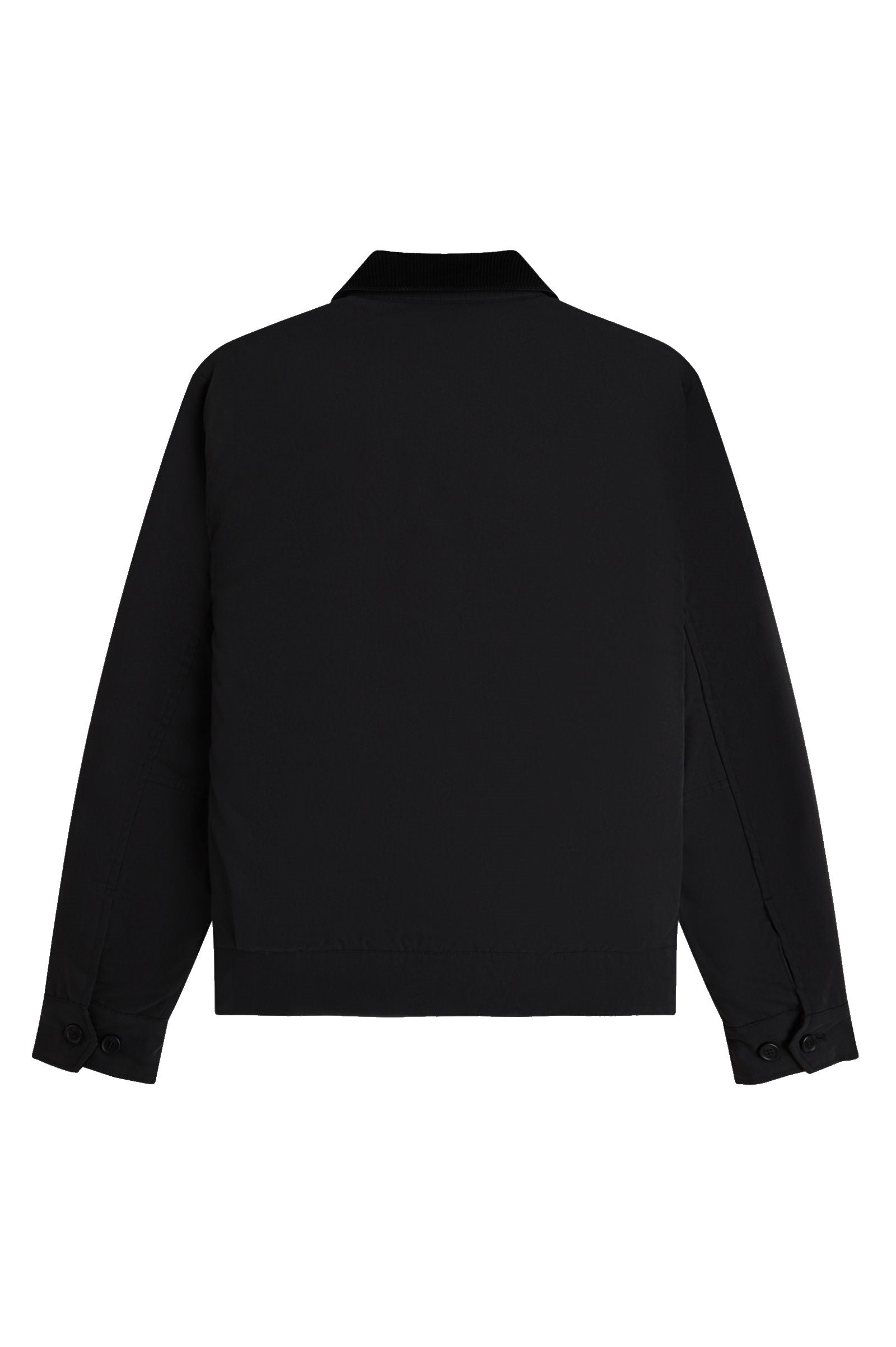 Fred Perry Cotton Caban Jacket Black