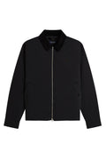 Fred Perry Cotton Caban Jacket Black
