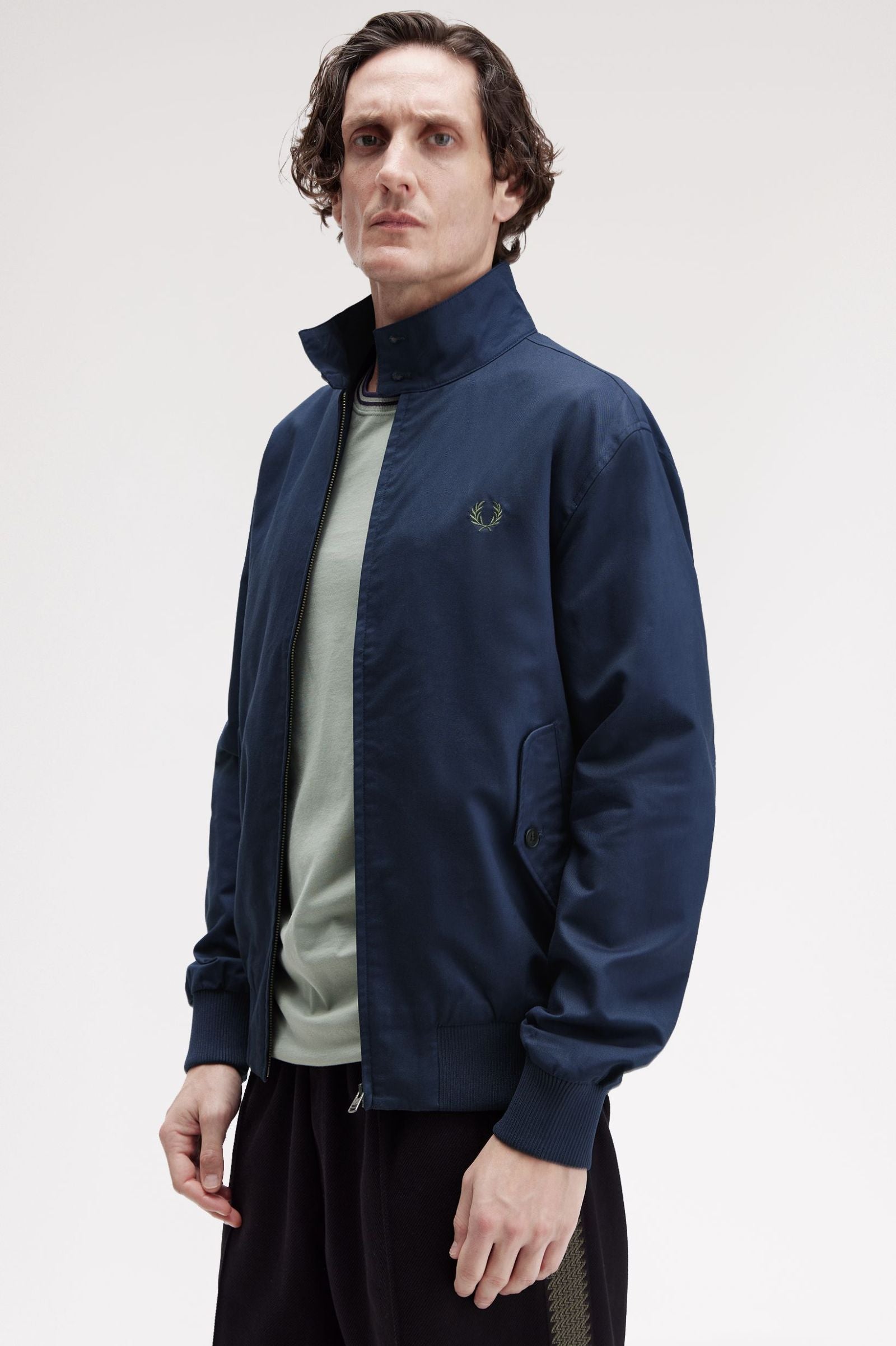 Fred Perry Classic Harrington Jacket Tennis Blue