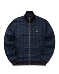 Fred Perry Chaqueta Track Geometric Jacquard