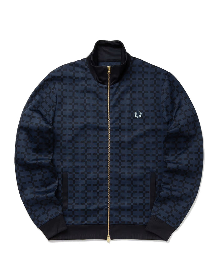 Fred Perry Chaqueta Track Geometric Jacquard