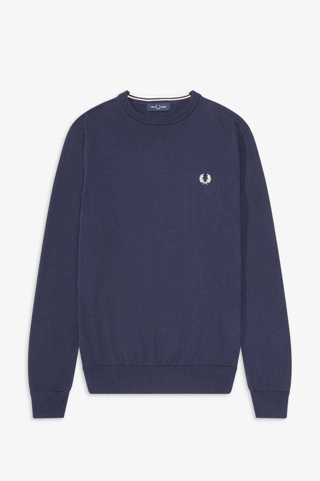 Fred Perry Classic Crew Neck Jumper Navy