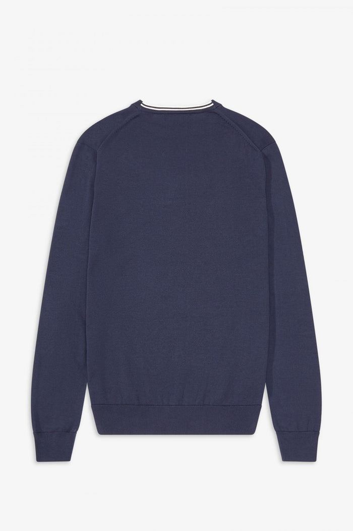 Fred Perry Classic Crew Neck Jumper Navy