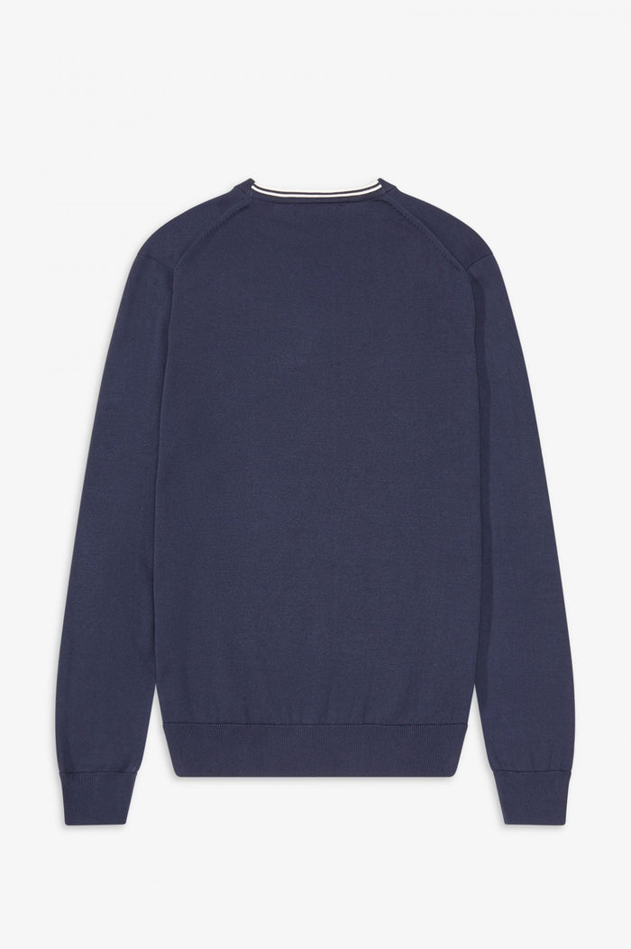 Fred Perry Classic Crew Knit Deep Carbon