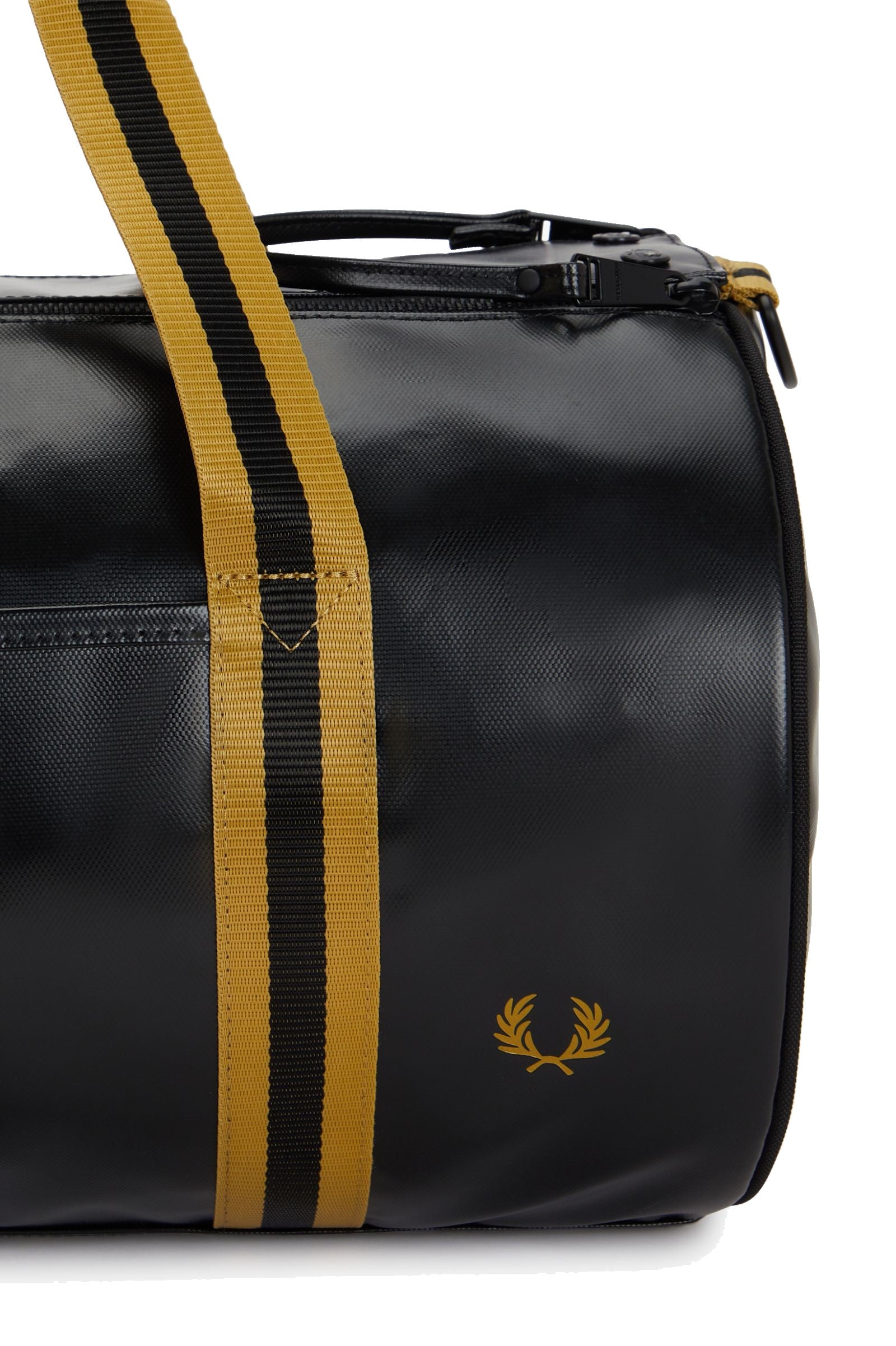 Fred Perry Classic Barrel Bag  L3352 774 Black / Gold