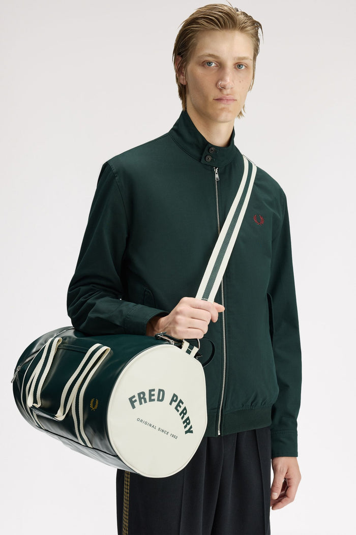 Fred Perry Classic Barrel Bag Grassroots / Ecru