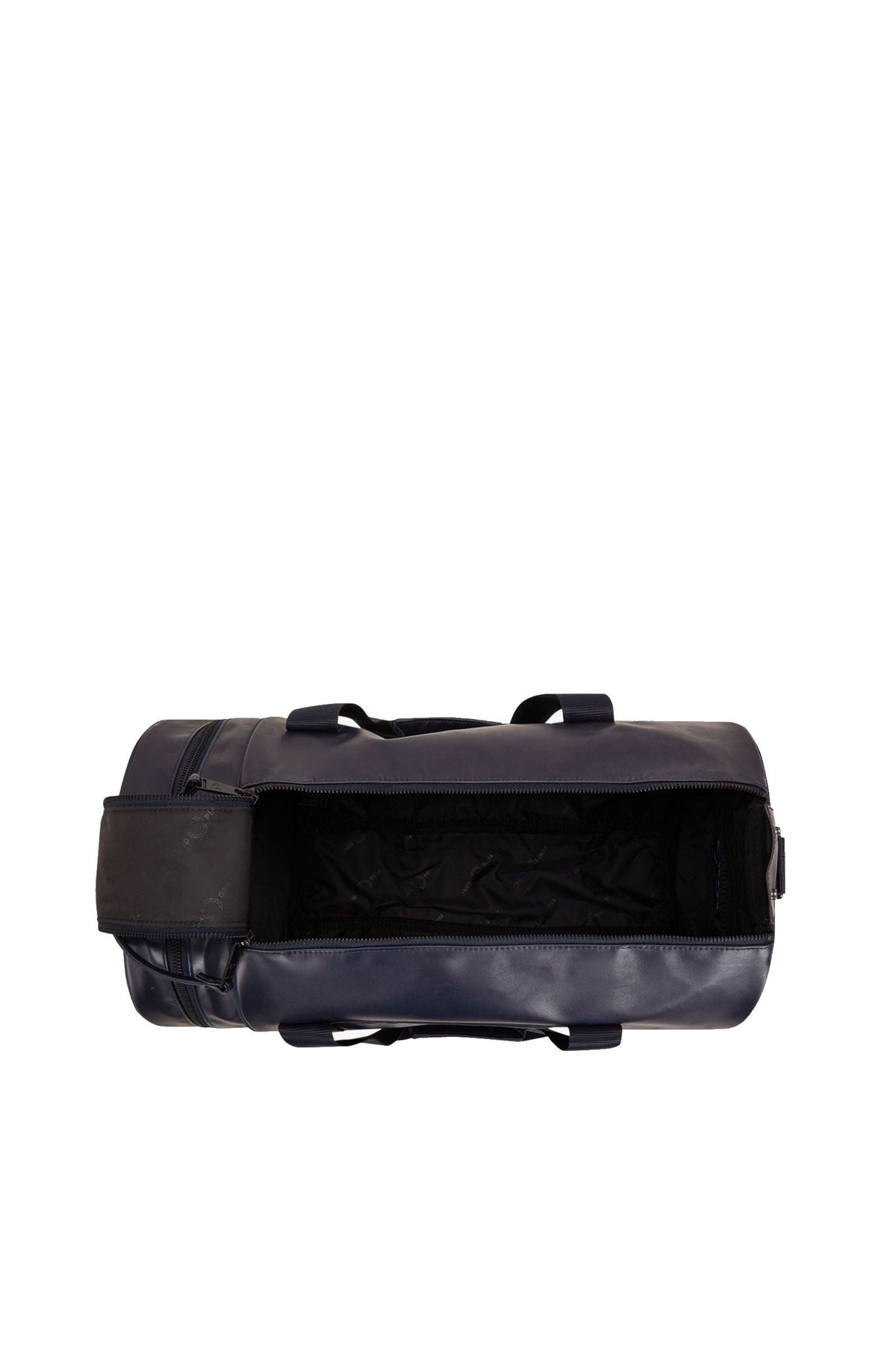 Fred Perry Tonal PU Barrel Bag Navy / White