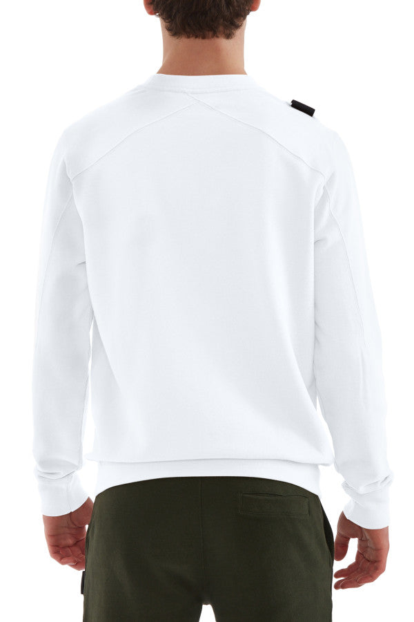 MA.STRUM Core Crew Sweat Optic White
