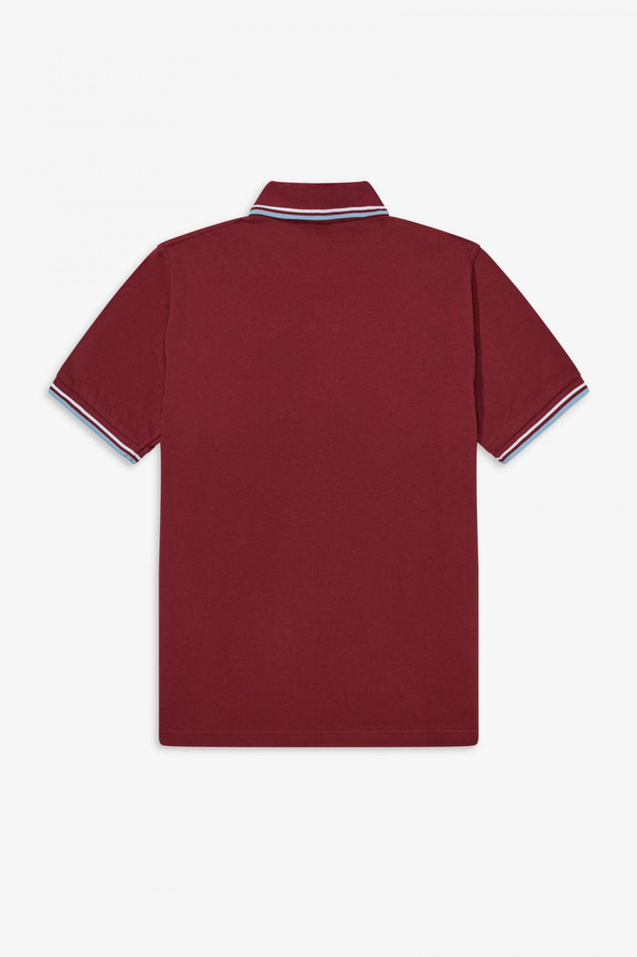 Fred Perry Reissues Original Twin Tipped Polo Maroon White Ice