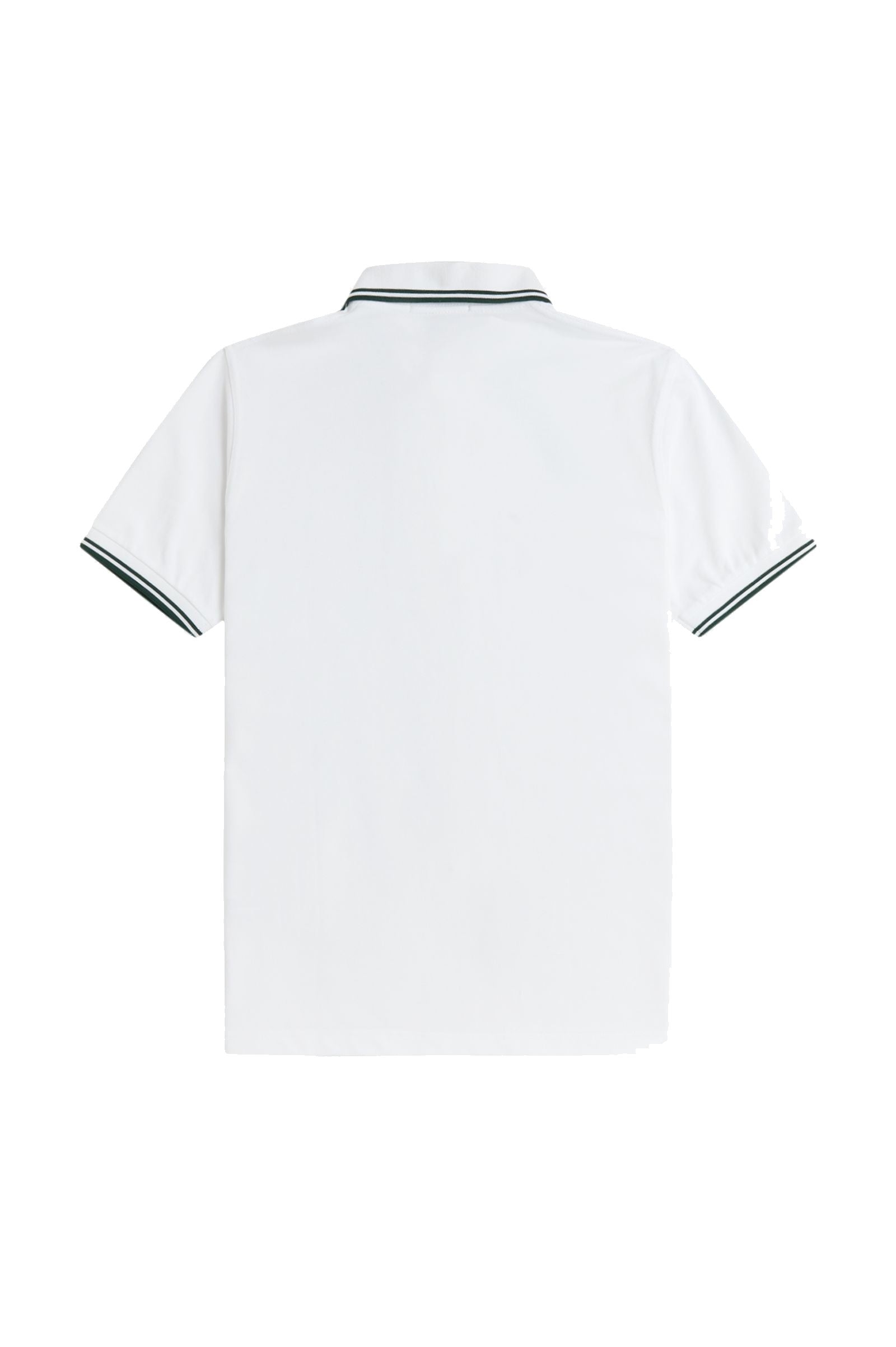 Fred Perry Reissues Original Twin Tipped Polo White / Tartan Green / Tartan Green