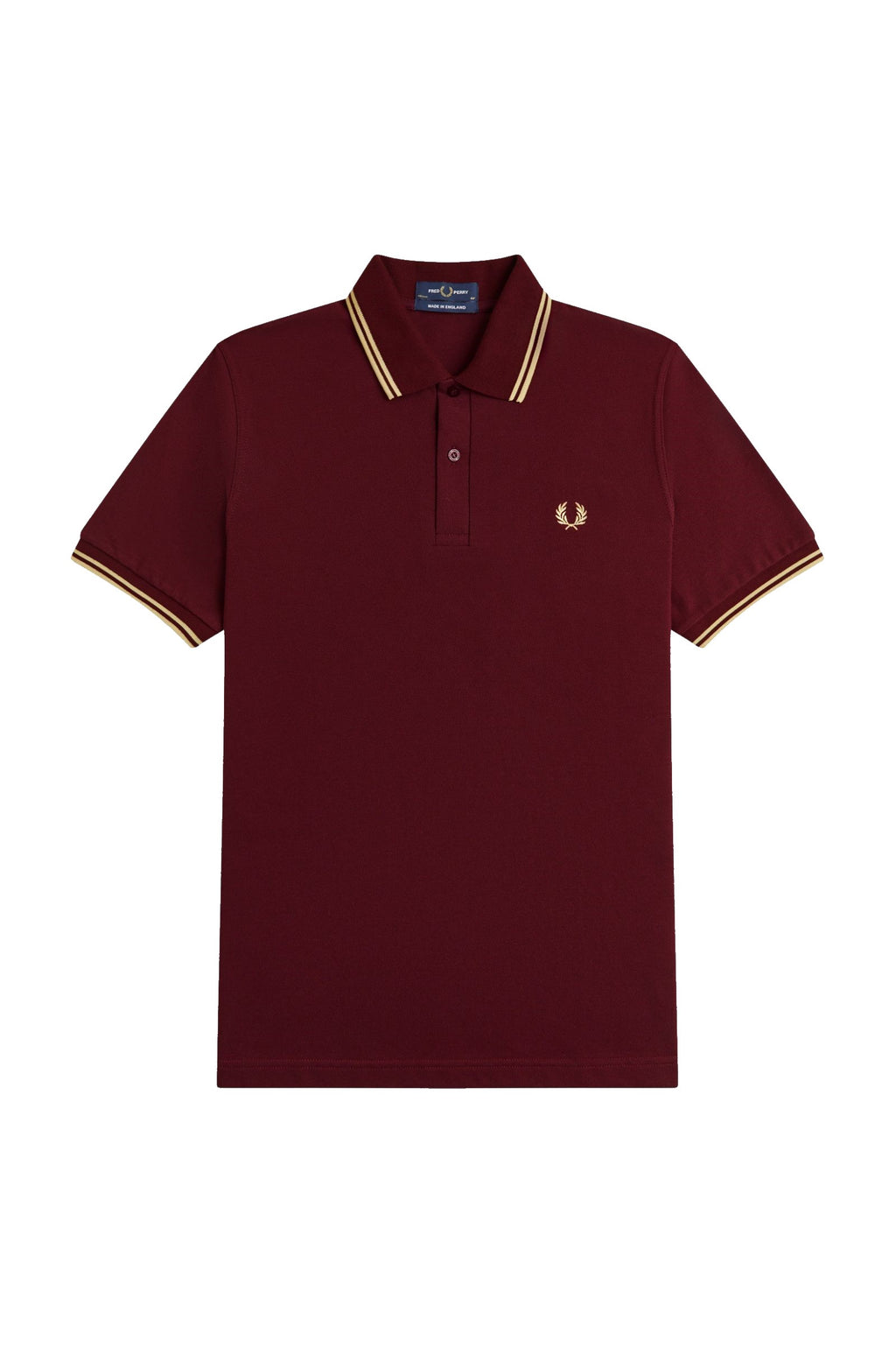 Fred Perry Reissues Original Twin Tipped Polo Oxblood / Champagne
