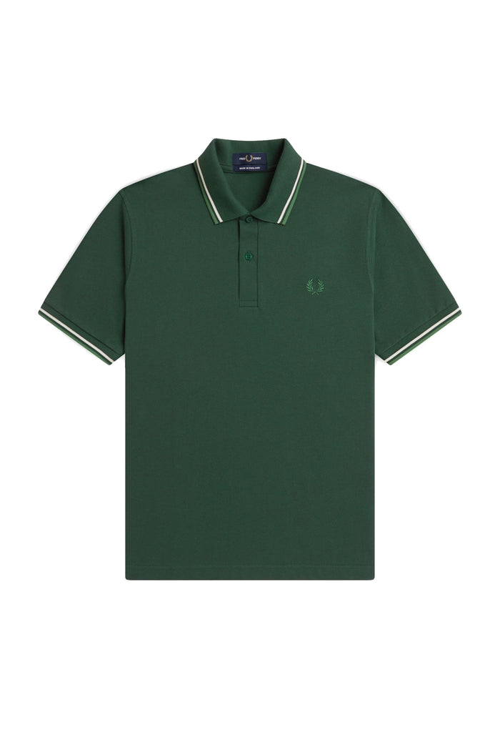 Fred Perry Reissues Original Twin Tipped Polo Grassroots / Tramline White / Ace Green