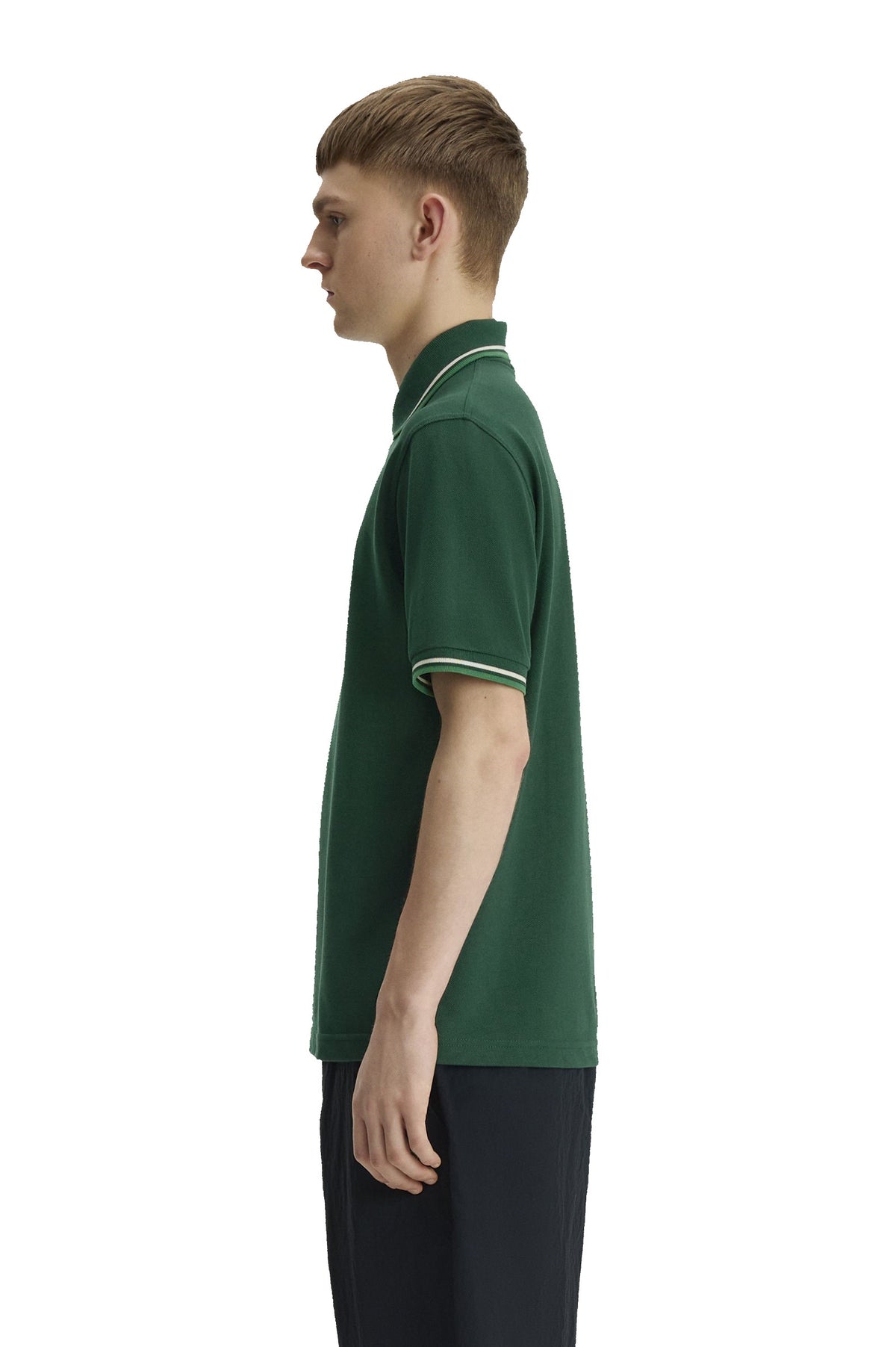 Fred Perry Reissues Original Twin Tipped Polo Grassroots / Tramline White / Ace Green