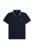 Fred Perry Reissues Original Twin Tipped Polo Dark Carbon / Ecru / Ecru