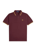 Fred Perry Reissues Original Twin Tipped Polo Oxblood / Honeycmb / Honeycomb