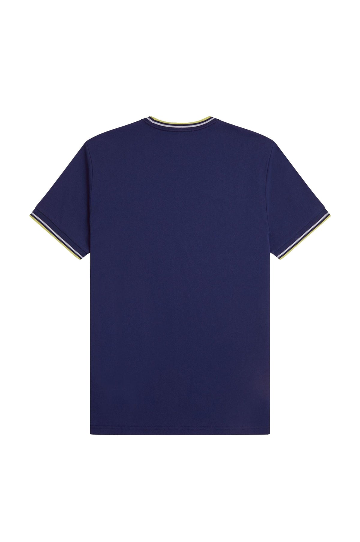Fred Perry Twin Tipped T-Shirt French Navy / Dusky Blue / Citron
