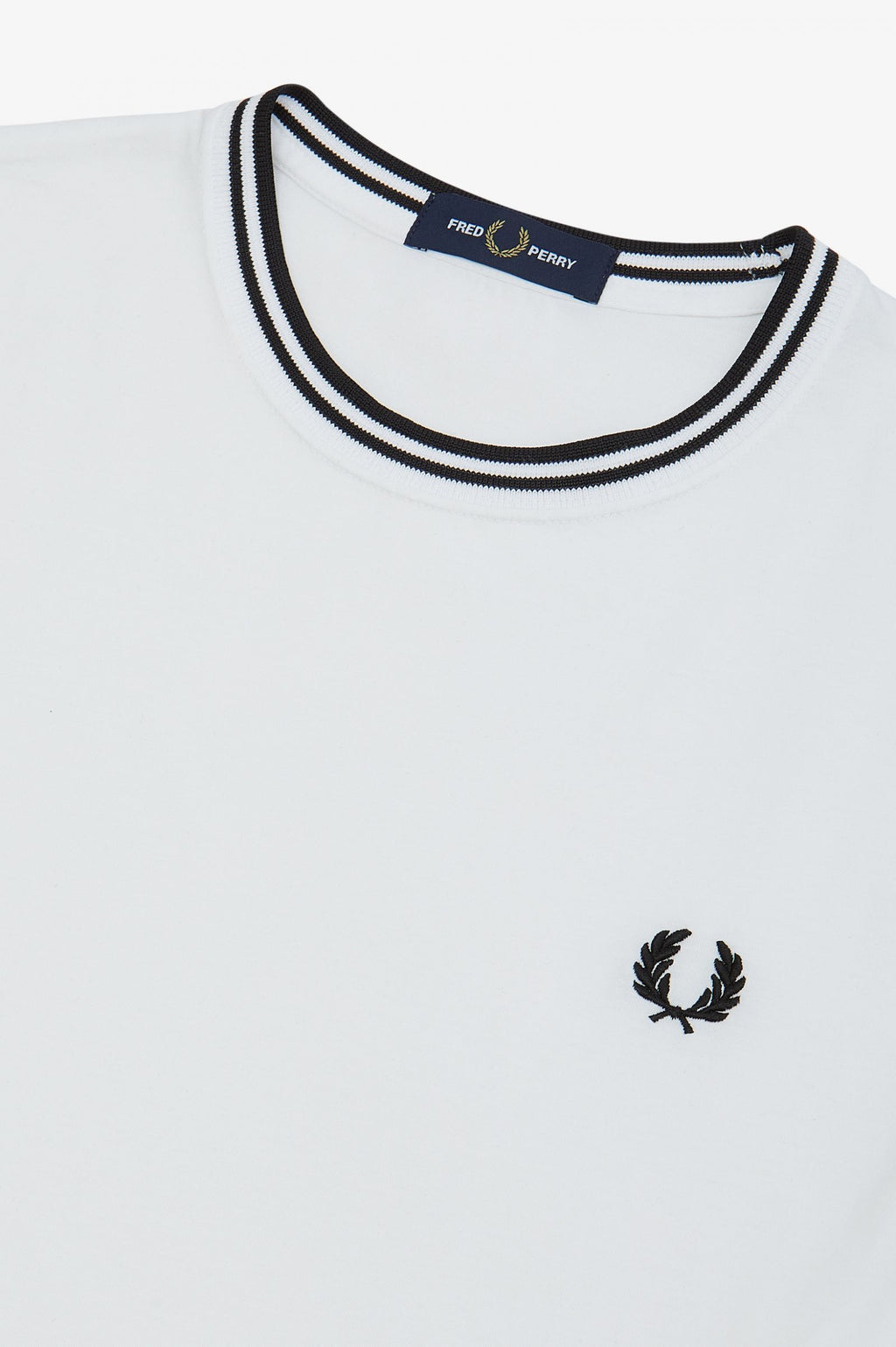 Fred Perry Twin Tipped T-Shirt White