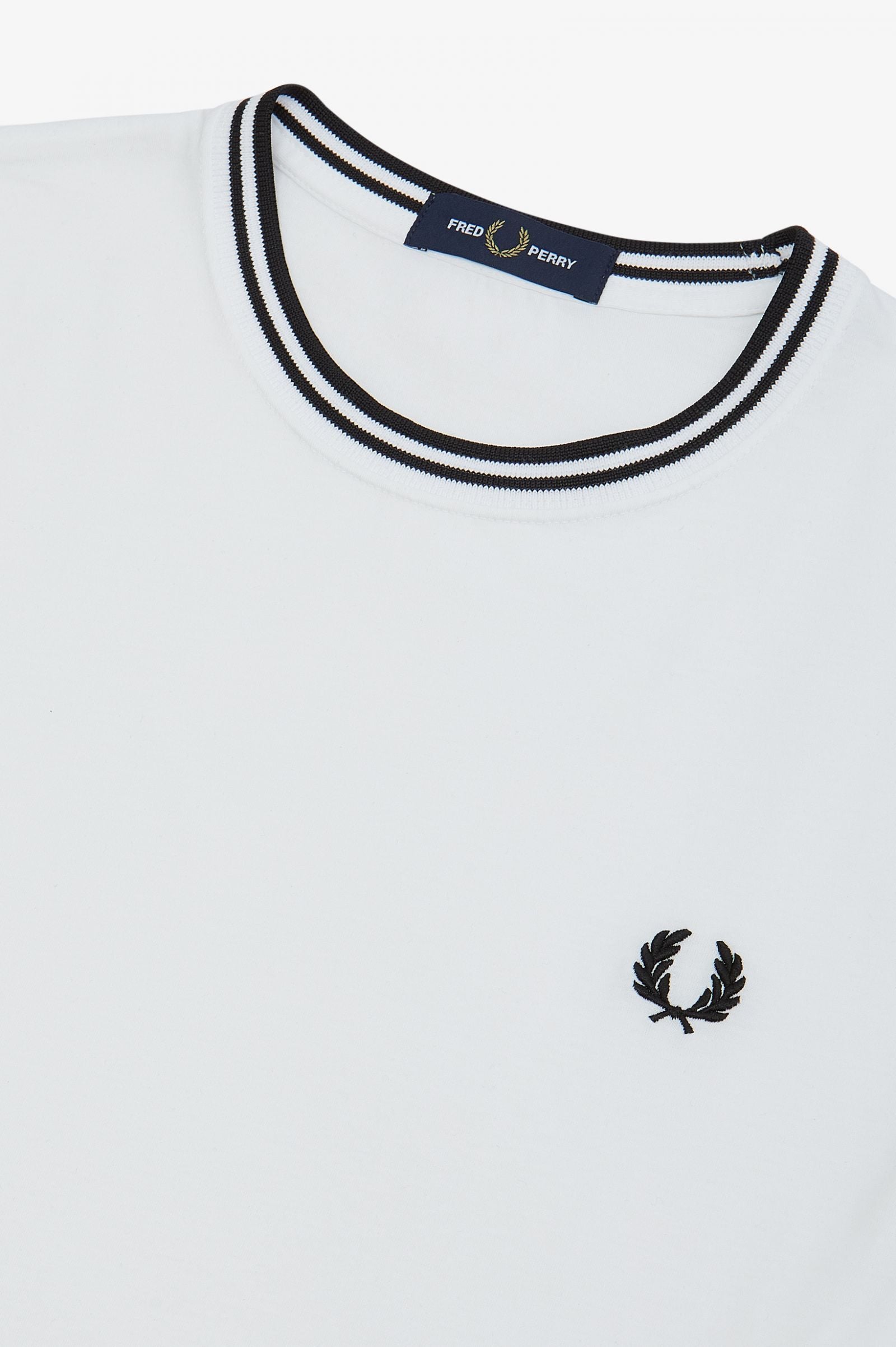 Fred Perry Twin Tipped T-Shirt White