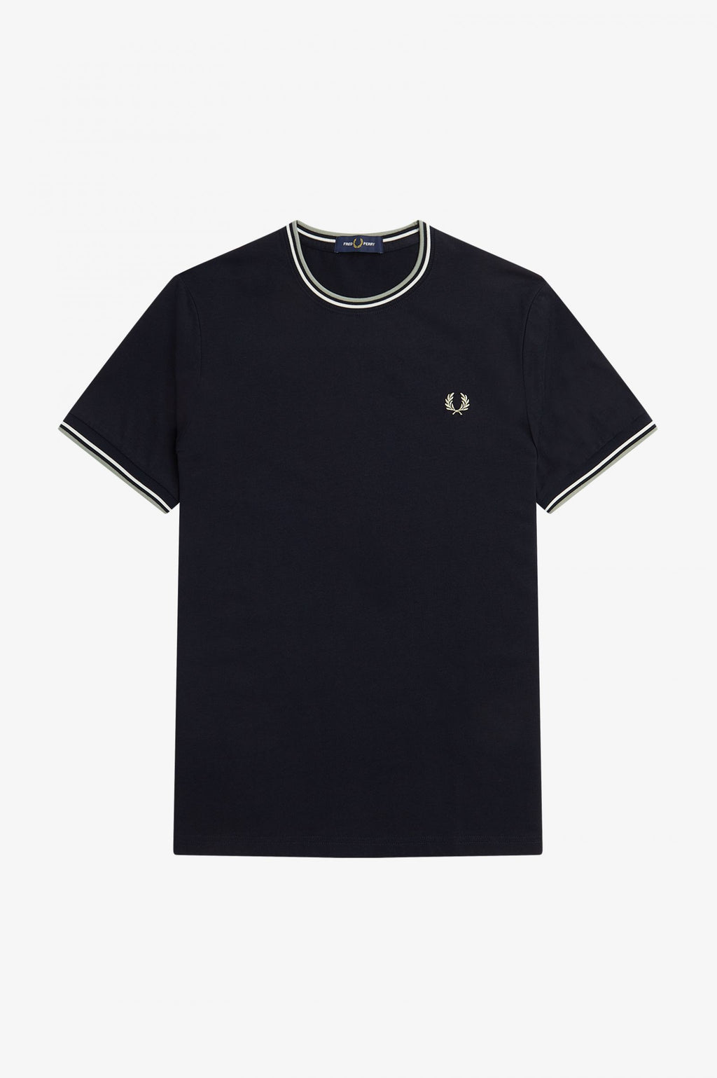 Fred Perry Twin Tipped T-Shirt Navy