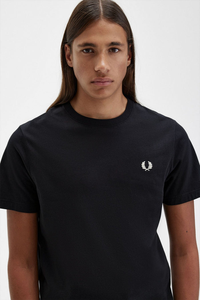 Fred Perry Crew Neck T-Shirt Black