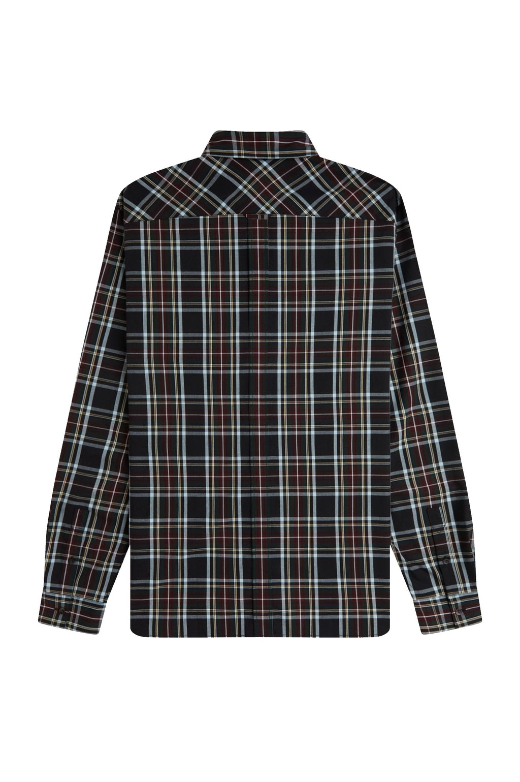 Fred Perry Classic Tartan Shirt Black