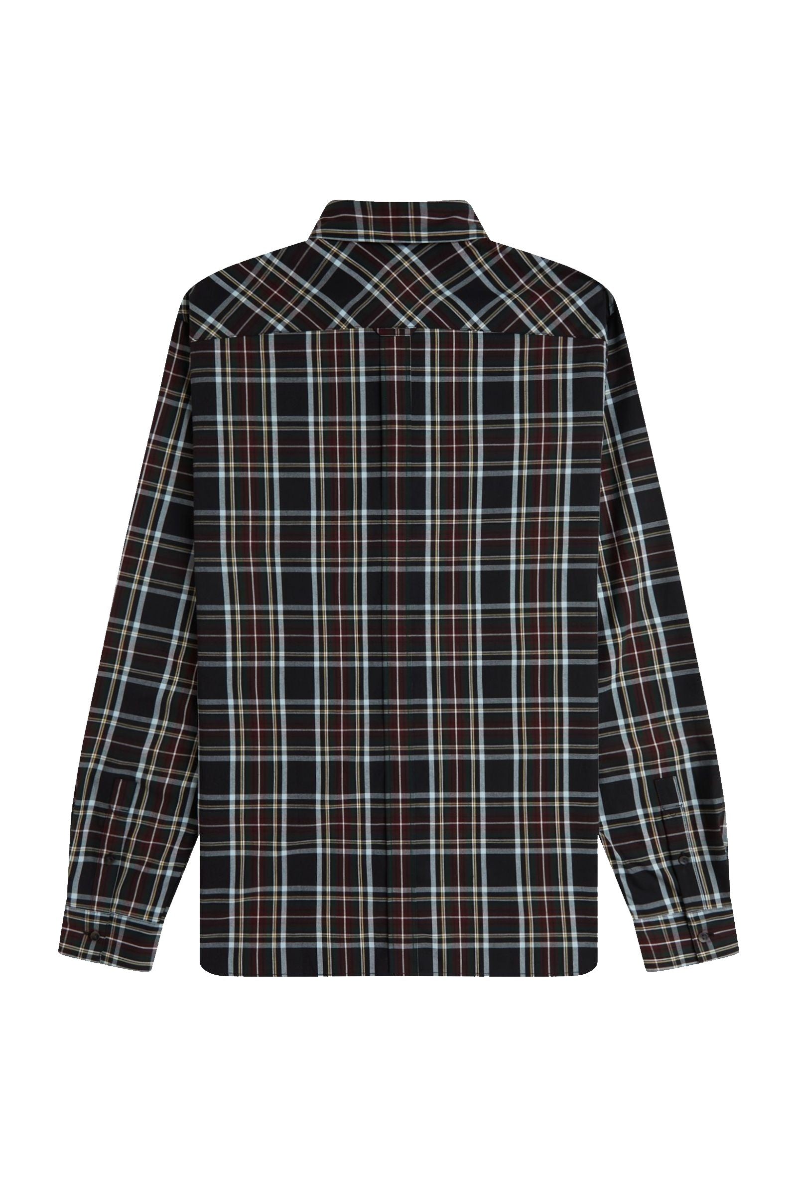 Fred Perry Classic Tartan Shirt Black