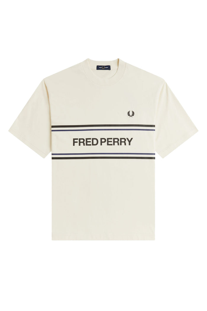 Fred Perry Graphic T-Shirt Ecru