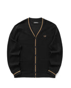 Fred Perry Cardigan Tipped Pique Texture