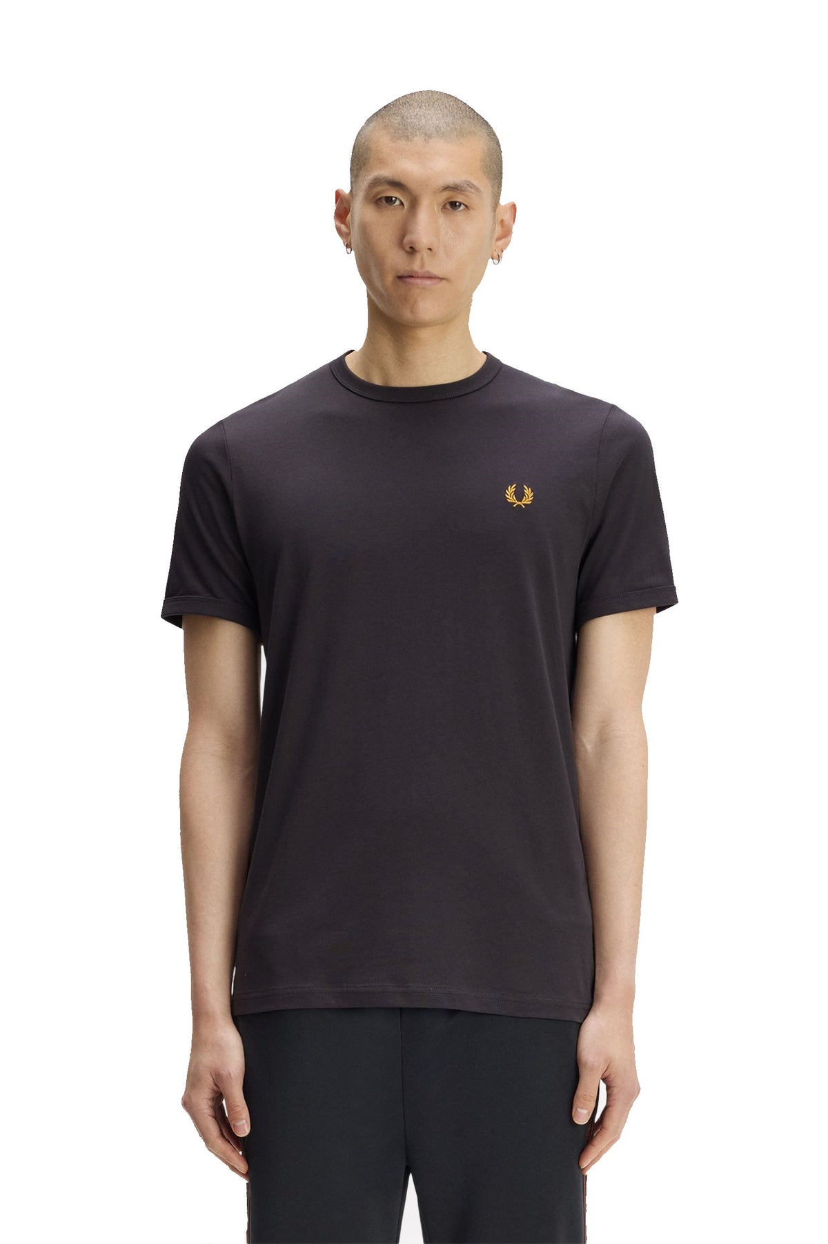Fred Perry Ringer T-Shirt 61C Anchor Grey