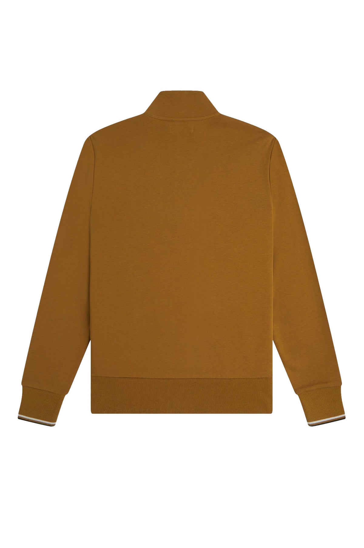 Fred Perry Sudadera Media Cremallera Dark Caramel