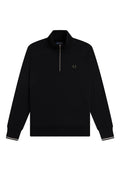 Fred Perry Sudadera Media Cremallera Black / Ecru
