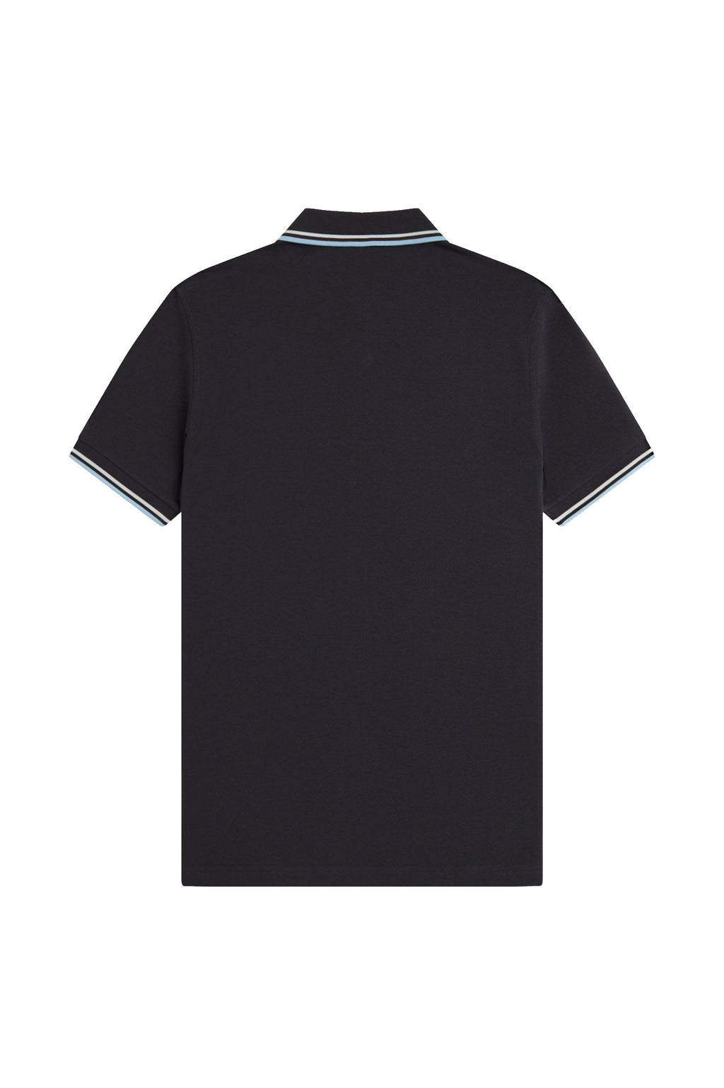 Fred Perry Slim Fit Twin Tipped Polo Anchor Grey / Ecru / Ball Boy Blue