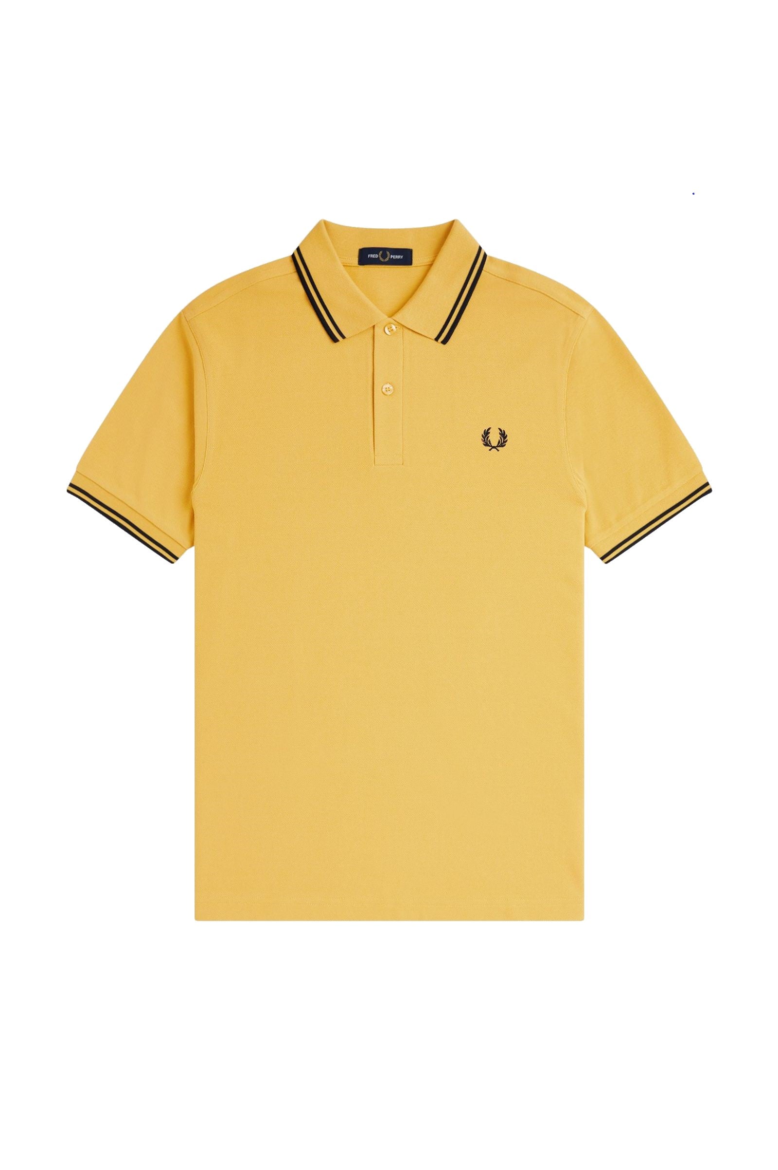 Fred Perry Slim Fit Twin Tipped Polo Honeycomb / Navy / Navy