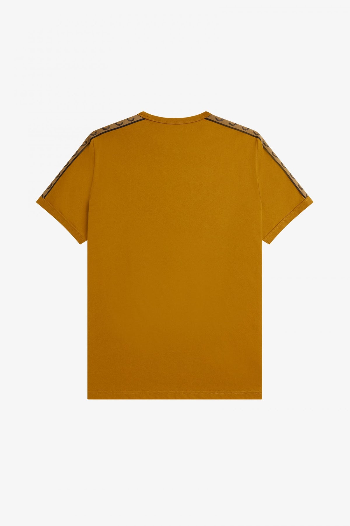 Fred Perry Taped Ringer T-Shirt Dark Caramel / Shaded Stone