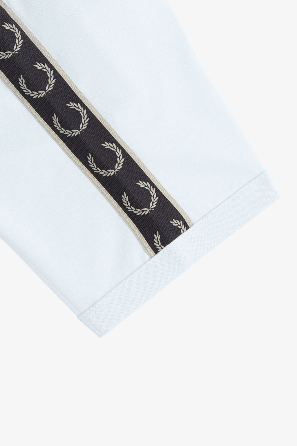 Fred Perry Taped Ringer T-Shirt Light Ice / Warm Grey