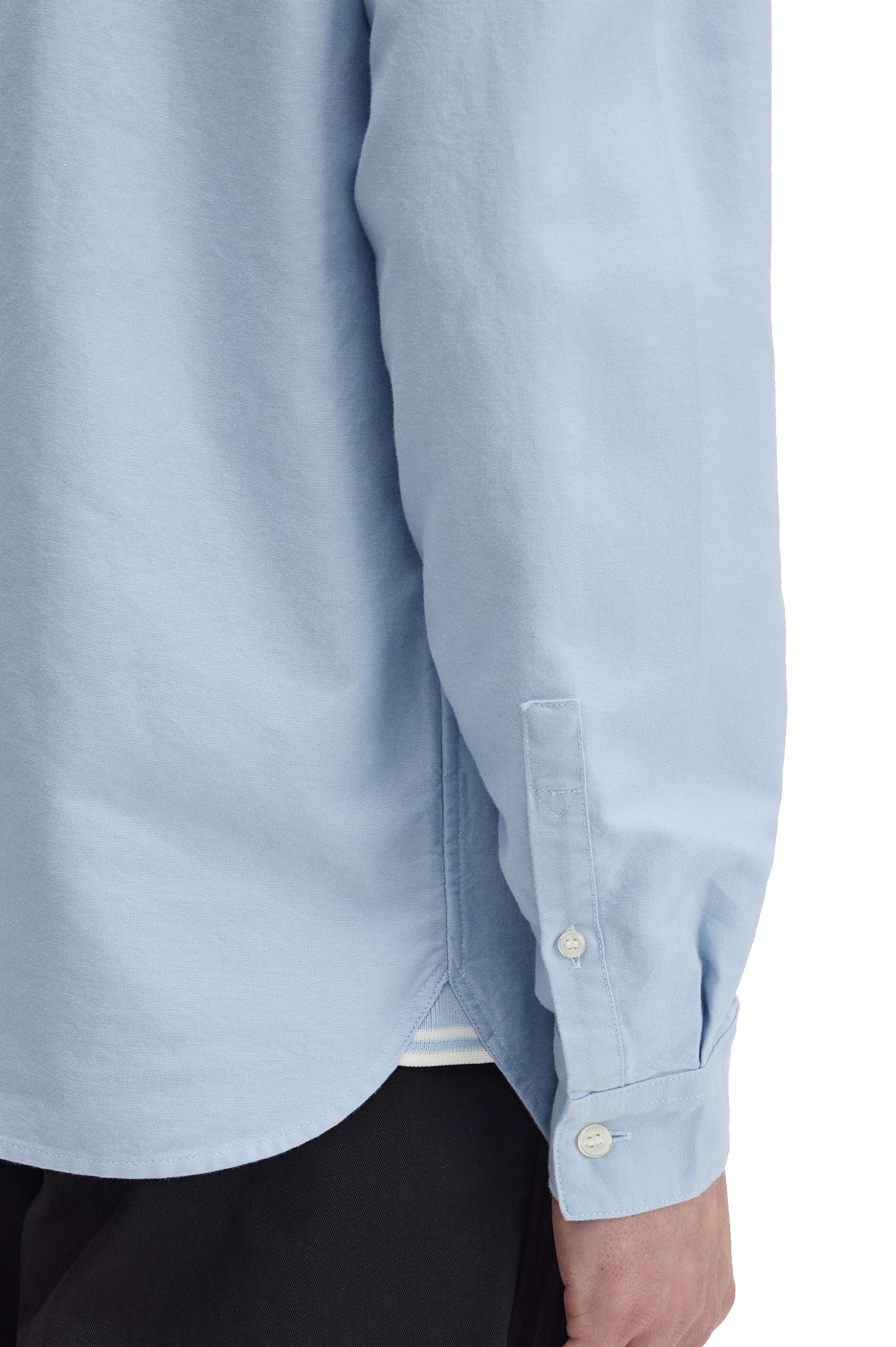 Fred Perry Oxford Shirt Light Smoke