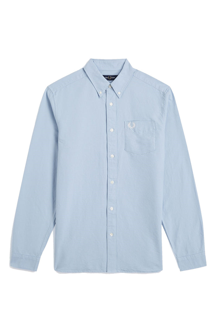 Fred Perry Oxford Shirt Light Smoke